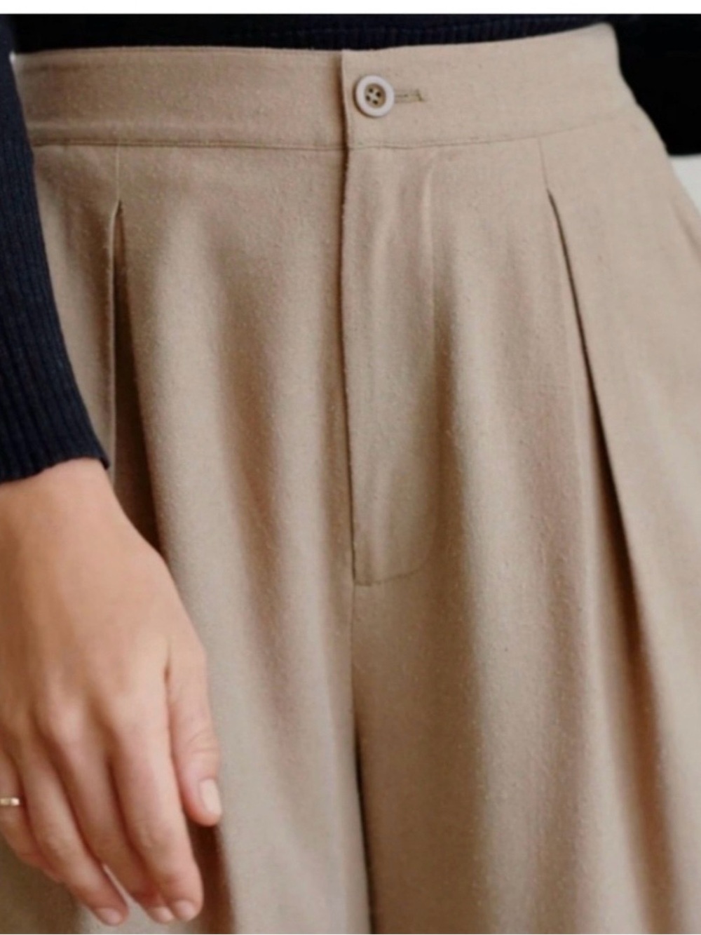 Jenni Kayne raw silk wide leg pants - Picture 3 of 15
